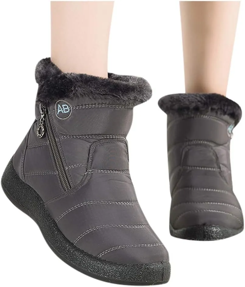 SBGMoSJ Winter Boots for Women Knee High Cowgirl Waterproof Womens Winter Boots Size 12 Winter Boots for Women Ankle Booties Sexy Winter Boots Womens Size 8.5 Botas Contra El Agua Para Mujeres