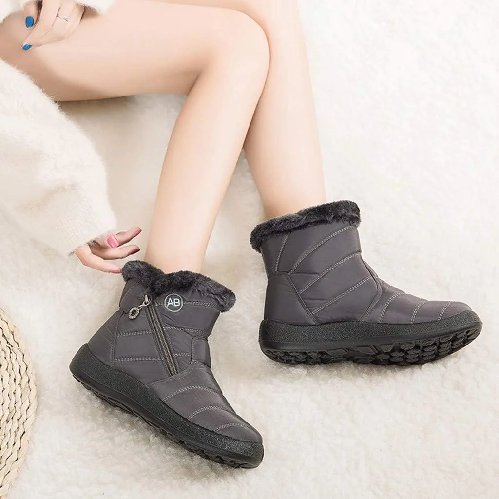 SBGMoSJ Winter Boots for Women Knee High Cowgirl Waterproof Womens Winter Boots Size 12 Winter Boots for Women Ankle Booties Sexy Winter Boots Womens Size 8.5 Botas Contra El Agua Para Mujeres