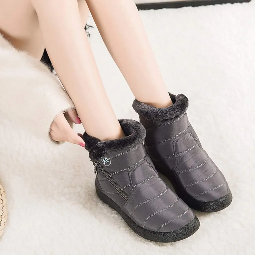 SBGMoSJ Winter Boots for Women Knee High Cowgirl Waterproof Womens Winter Boots Size 12 Winter Boots for Women Ankle Booties Sexy Winter Boots Womens Size 8.5 Botas Contra El Agua Para Mujeres