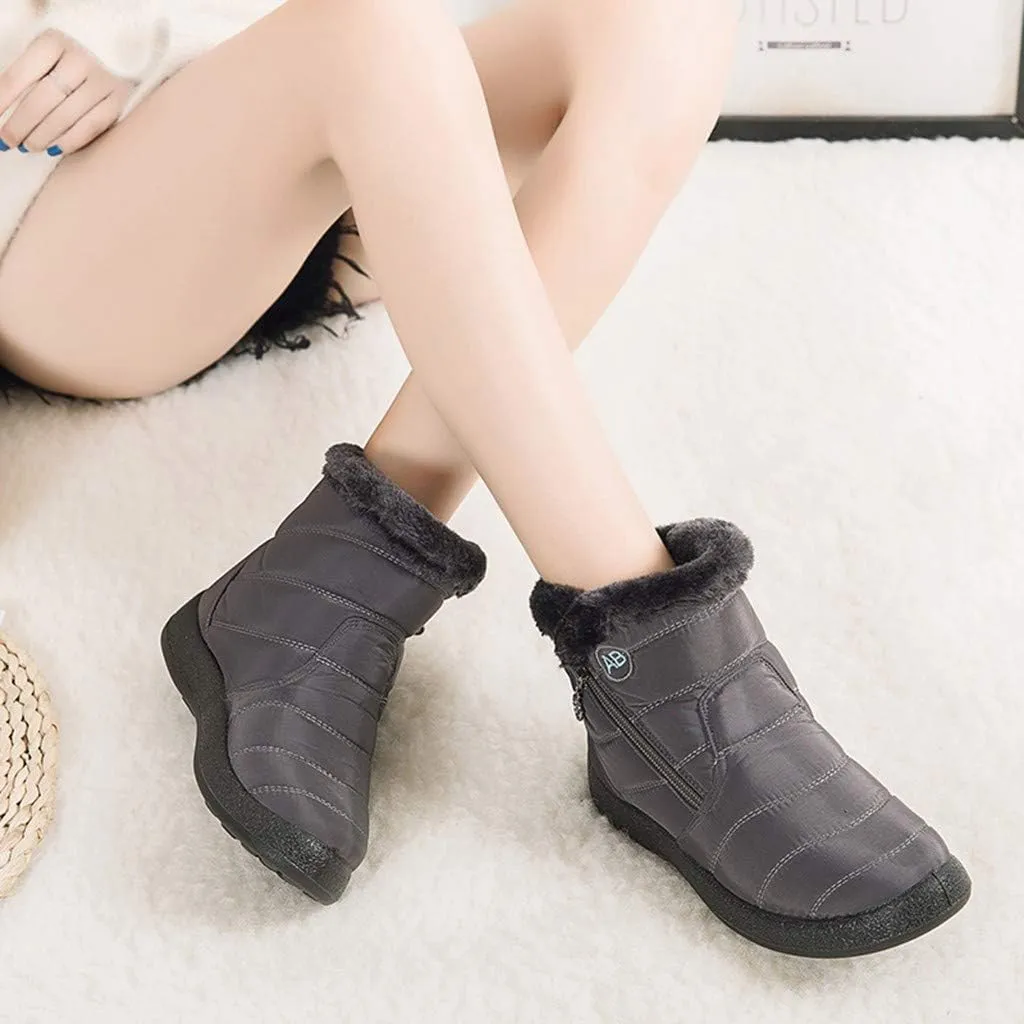SBGMoSJ Winter Boots for Women Knee High Cowgirl Waterproof Womens Winter Boots Size 12 Winter Boots for Women Ankle Booties Sexy Winter Boots Womens Size 8.5 Botas Contra El Agua Para Mujeres