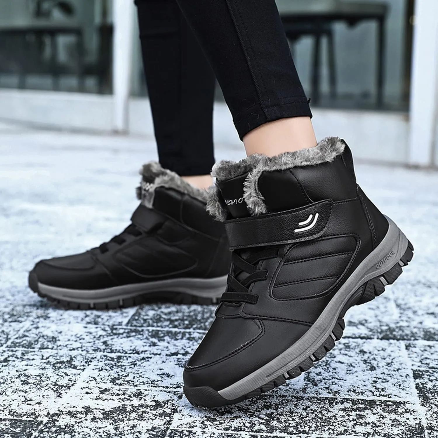 Snow Boot for Women Size 6 Womens Snow Boot 8.5 Wide Women's Snow Boots Ankle Womens Waterproof Insulated Boots Womens Low Hiking Boots Waterproof Lightweight