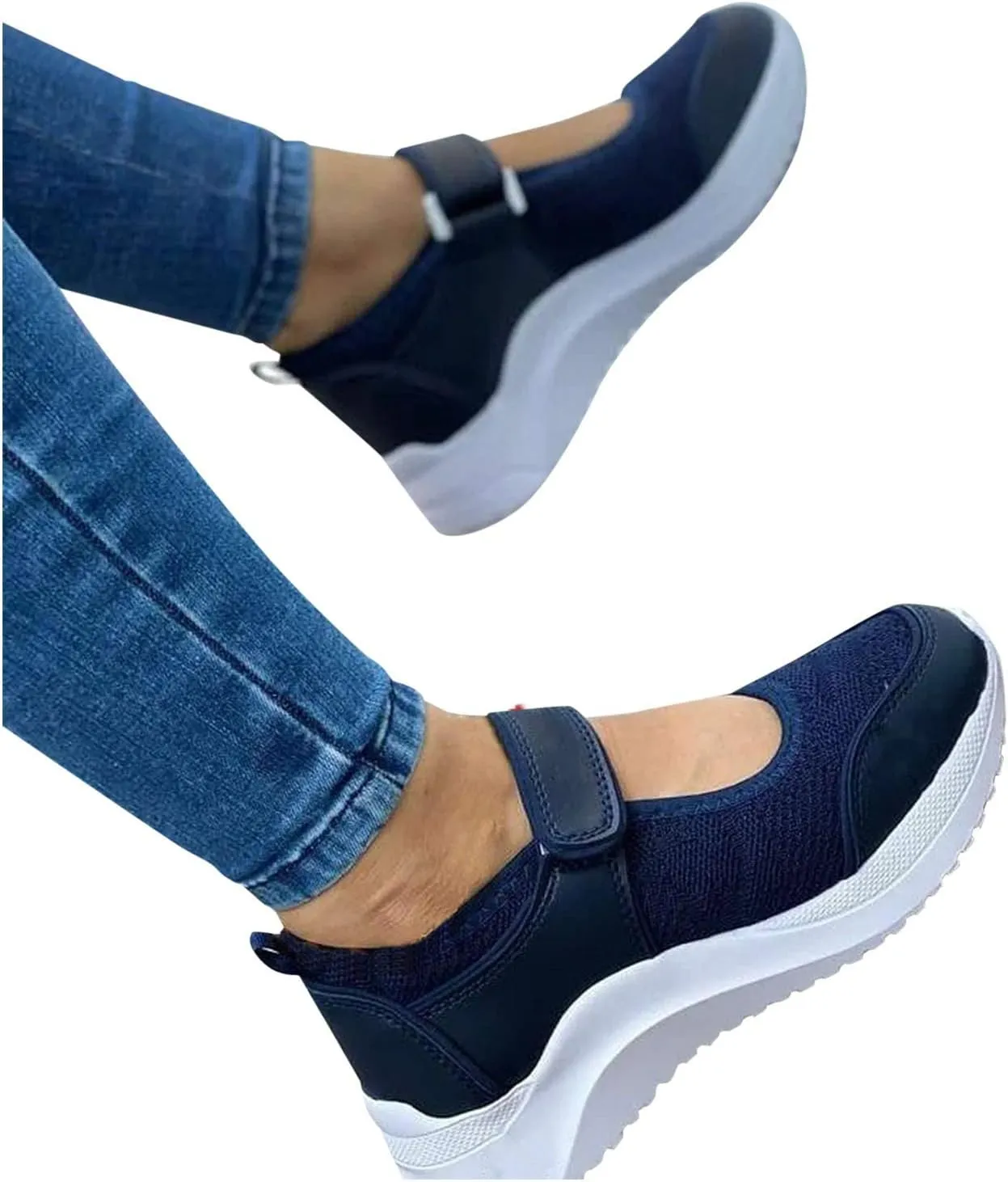 Womens Wide Casual Shoes Zapatos De Mujer De Vestir Elegantes De Plataforma Comodos Hiking Shoes Women Size 12 Womens Fashion Sneakers Platform Women Orthopedic Sneakers Walking Shoes